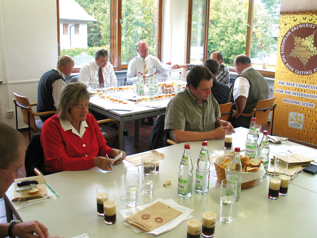 It all started with a jury of 23: in 2019, 145 international beer experts met at the Doemens Academy in Gräfelfing, Germany (Photo: Private Brauereien Bayern)