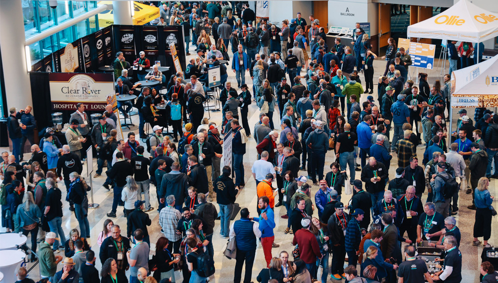 Overview of the reception at the Craft Brewers Conference 2022 (Image: Brewers Association)