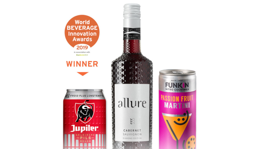 Three prize-winning beverage packagings at the 2019 World Beverage Innovation Awards