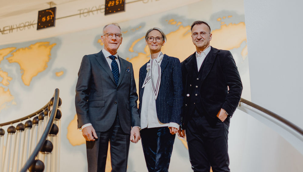 BarthHaas Management: Peter Hintermeier (left), Regine Barth, Oliver Bergner (Photo: BarthHaas)