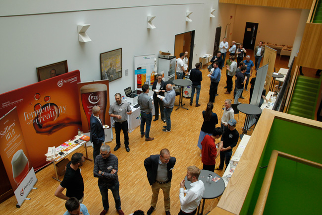 View of the trade exhibition at the VLB Symposium on Acidic Fermented Non-Alcoholic Beverages 2022