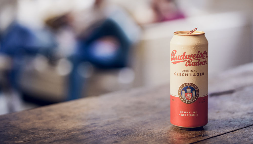 Can of Budvar (photo: Budweiser)