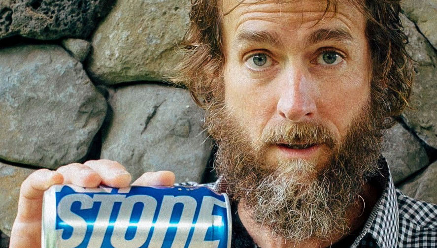 Greg Koch in 2018, when Stone started legal proceedings against Molson Coors over the Keystone rebranding (Photo: courtesy of Stone Brewing)