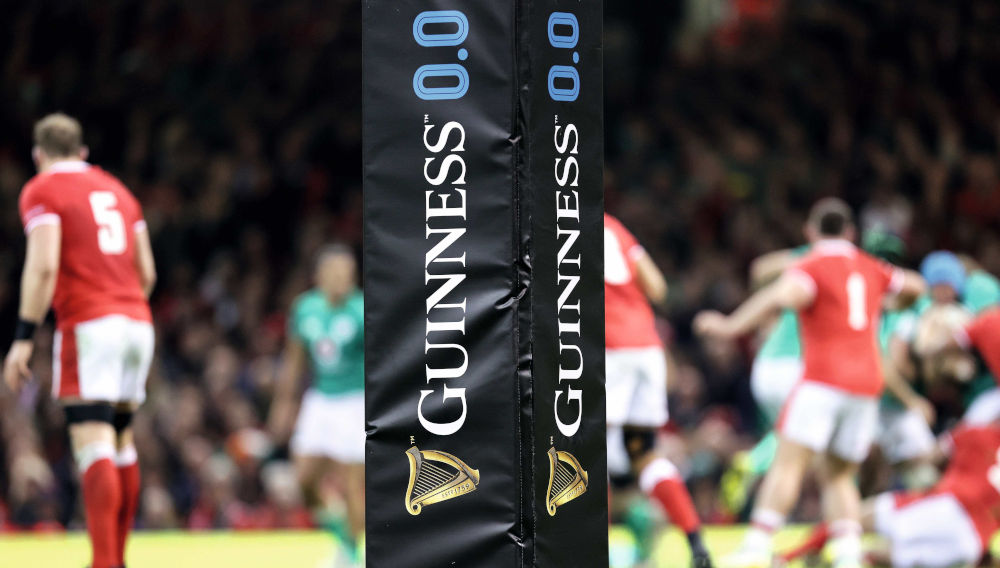 Diageo ad placed at a rugby match (Photo: Diageo)