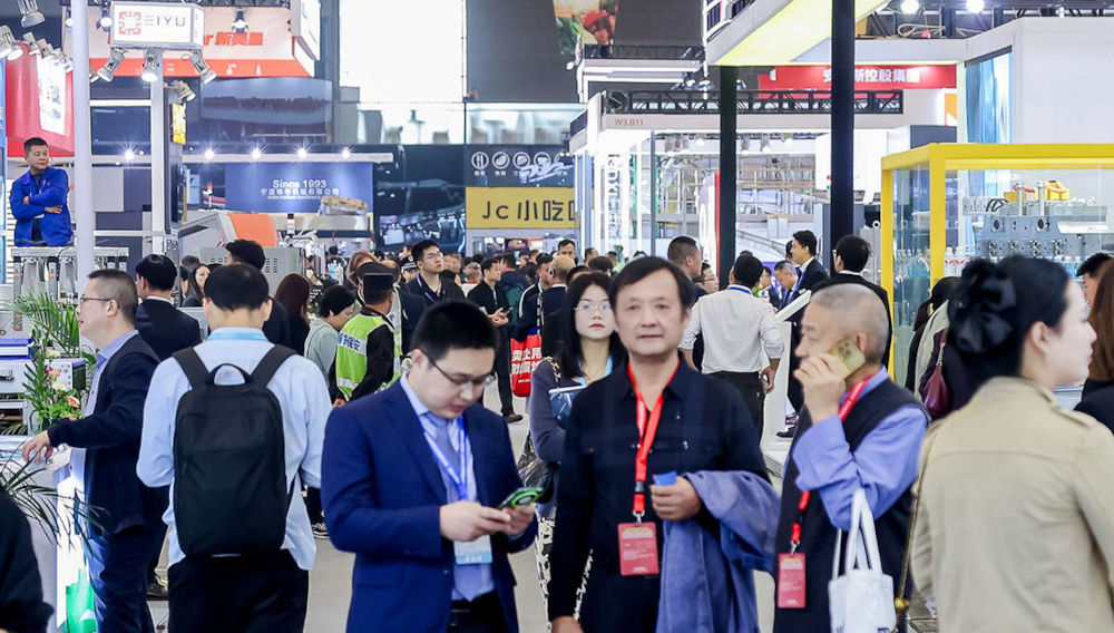 Visitors to a previous edition of the China Brew China Beverage trade fair