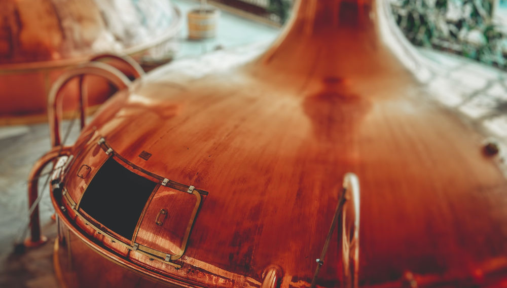 Copper brewing kettle (Source: Martin Knize on Unsplash)