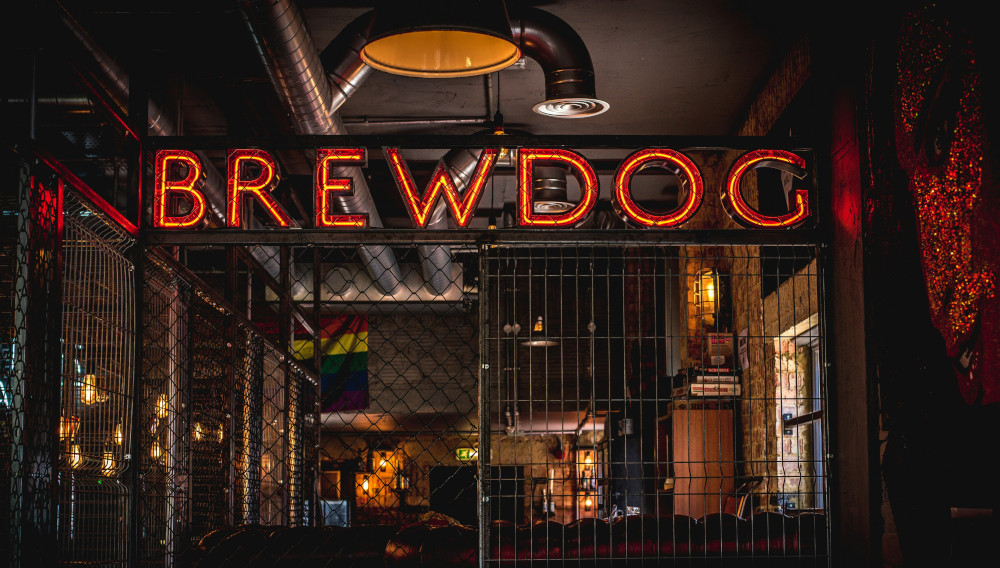 Brewdog sign (Photo: Sam Barber on Unsplash)
