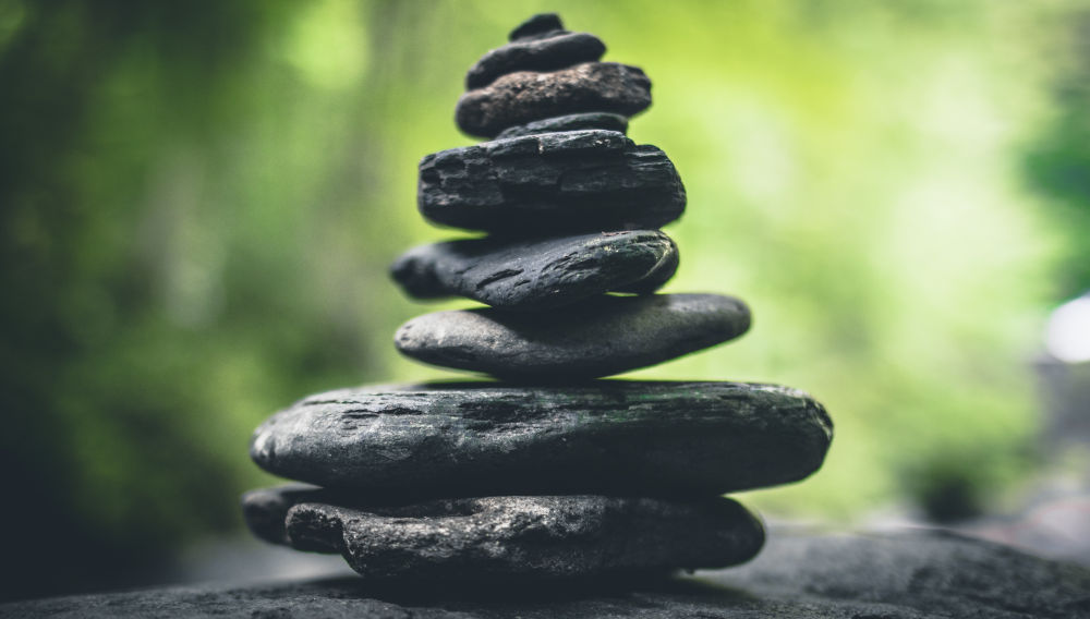 a column of stones (photo: Sean Stratton on Unsplash)