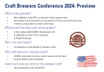 Craft Brewers Conference 2024: Preview