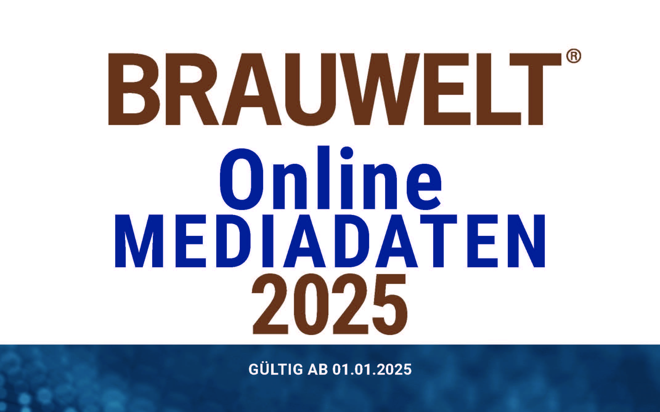 BRAUWELT Online Mediadaten 2025