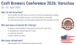 Craft Brewers Conferende 2026:Vorschau Craft Brewers Conferende 2026:Vorschau