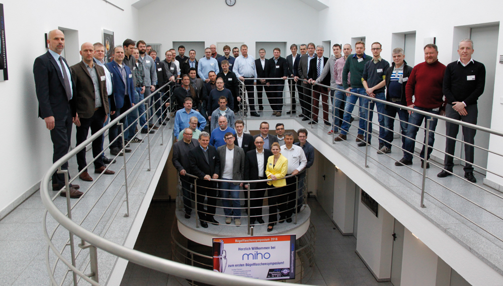 Rund 50 Teilnehmer konnte die miho Inspektionstechnik GmbH zum 1. Bügelflaschen-Symposium begrüßen