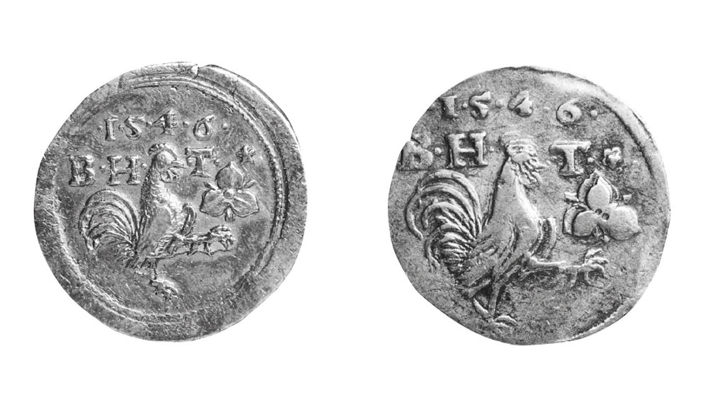 Broyhan-Pfennig von 1609