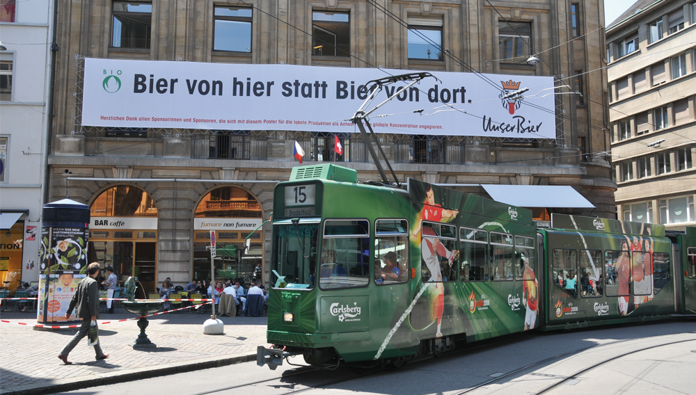 That is localism: Unser Bier promotion