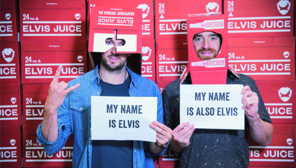 Keine Elvis-Doppelgänger, aber echte Kerle: Elvis Watt and Elvis Dickie. (Foto: BrewDog)