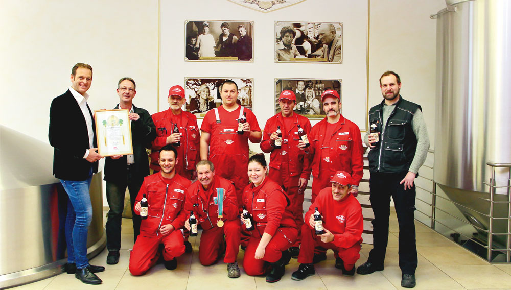 Gruppenfoto Schussenrieder Brauerei Ott