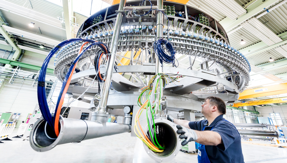 Der Hersteller von Verpackungs- und Abfülltechnik kann zufrieden auf das vergangene Jahr zurückblicken