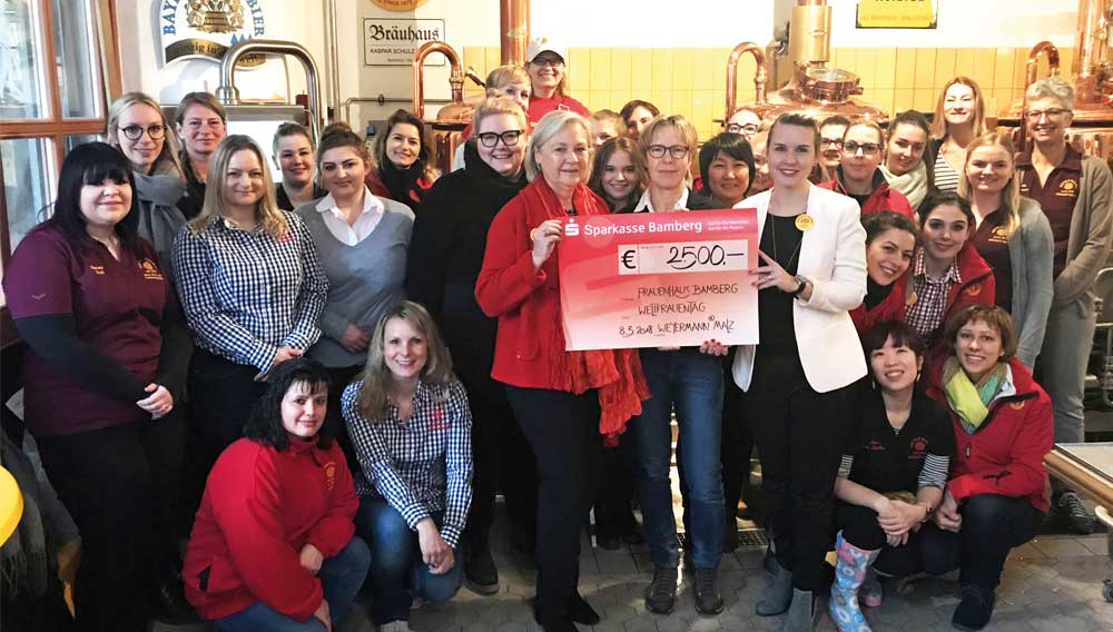 Der Erlös aus der Bierkreation wird an das Bamberger Frauenhaus gespendet