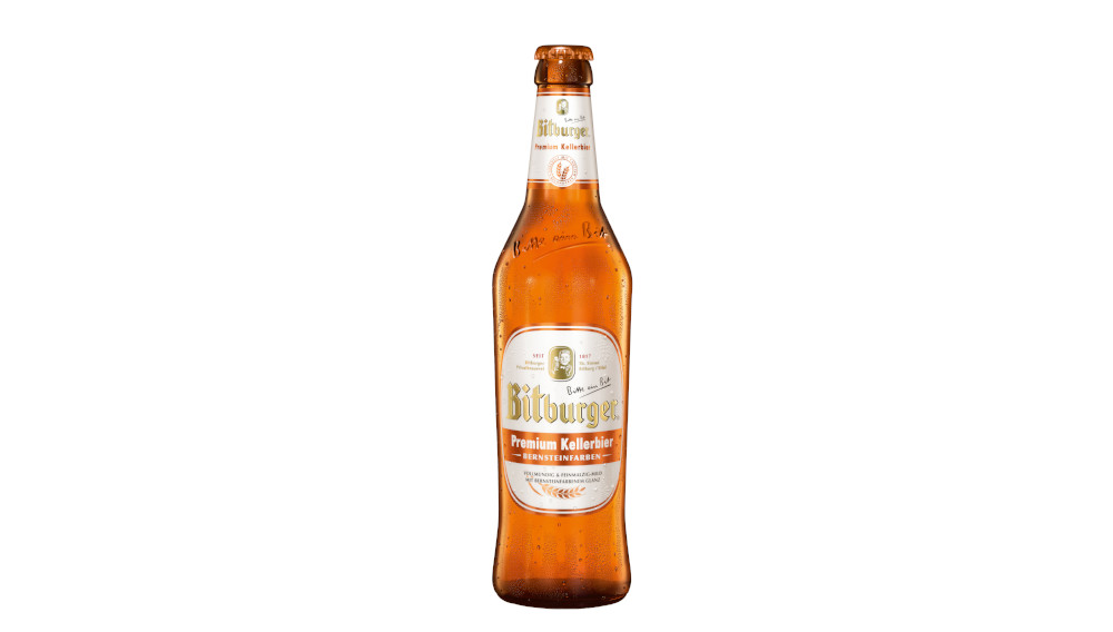 Bitburger Premium Kellerbier bernsteinfarben