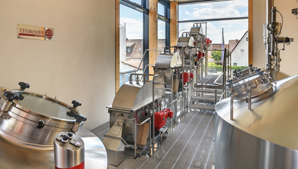 The Omnium brewhouse concept of Schlossbrauerei Reckendorf (Photo: Martin Klindtworth)