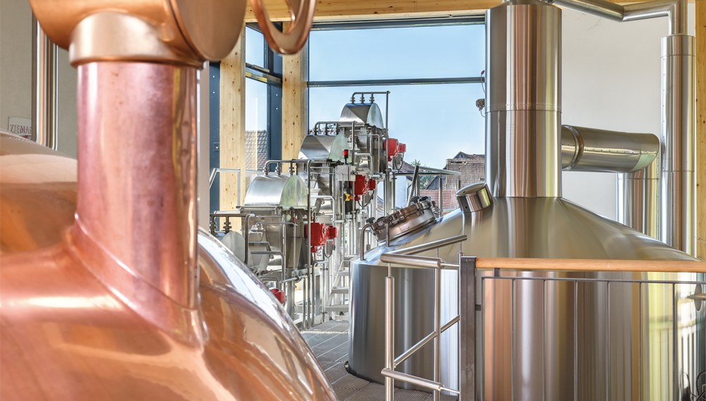 New Omnium brewhouse system in Schlossbrauerei Reckendorf (Foto: M. Klindtworth)