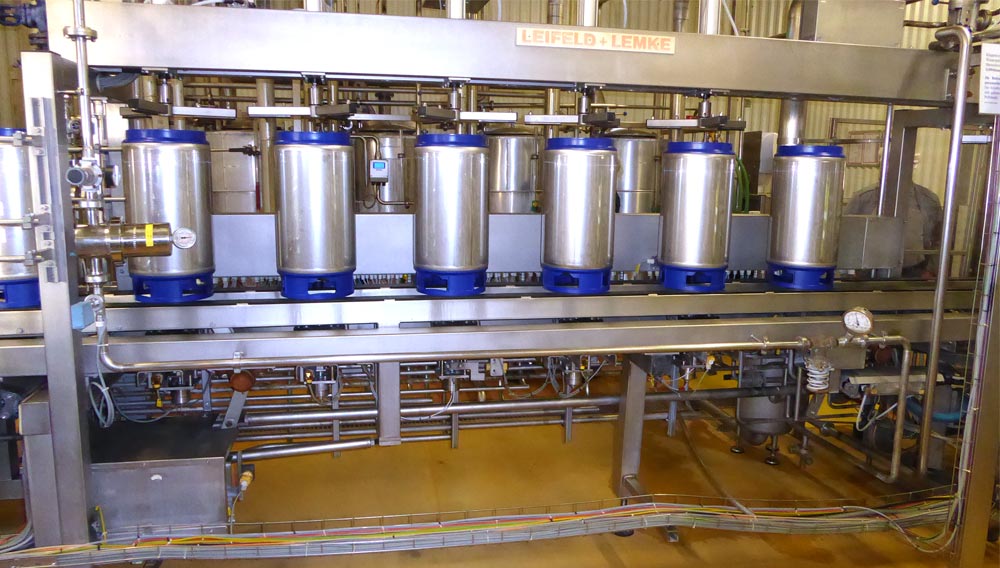 WorldKegs on a filling line