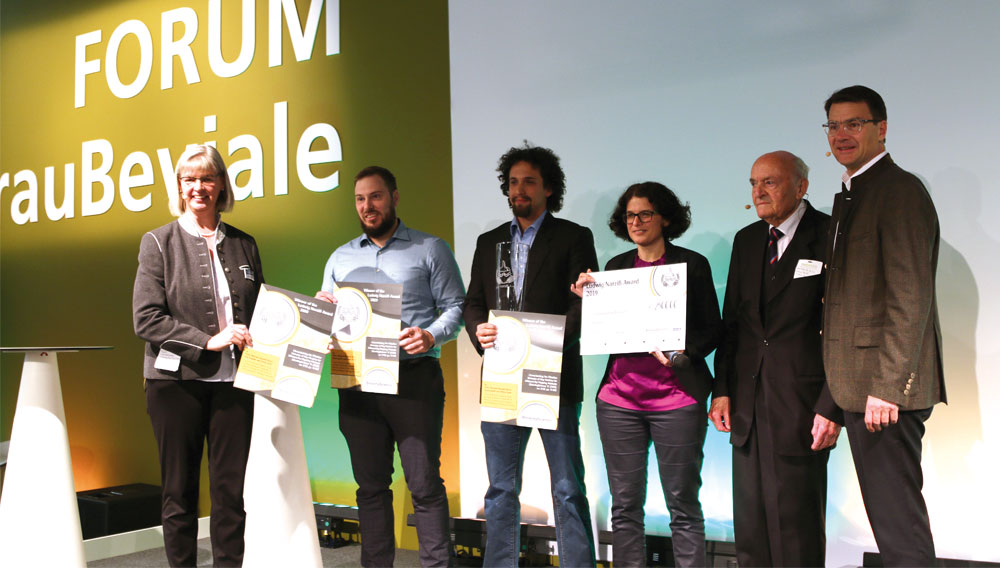 From left: Dr. Lydia Junkersfeld, Jörg Engstle, Peter Michael Bandelt Riess, Prof. Petra Först, Prof. Ludwig Narziß and Dr. Jörg Lehmann