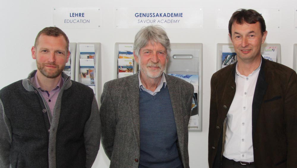(v. li.) Dr. Andreas Brandl, Klaus Ritter, Dr. Werner Glou00dfner