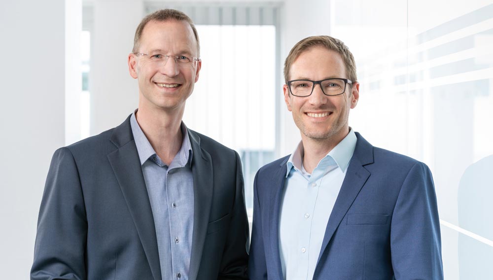 Christian Ziegler (re.) und Michael Junkermann