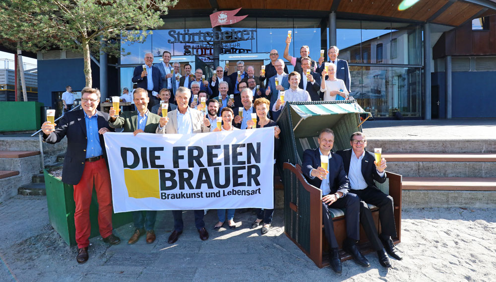 Gesellschafterversammlung der Freien Brauer im September 2018 bei der Störtebeker Braumanufaktur in Stralsund
