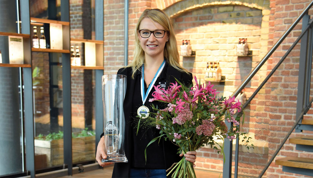 Weltmeisterin 2019 der Biersommeliers wurde in Rimini Elisa Raus, Pressesprecherin der Stu00f6rtebeker Braumanufaktur (Foto: Stu00f6rtebeker Braumanufaktur)