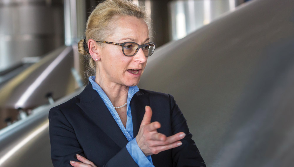 Pia Kollmar übernahm mit Wirkung zum 30 März 2020 den Geschäftsbereich Finanzen, Controlling, Personal, IT und Logistik bei der Oettinger Brauerei