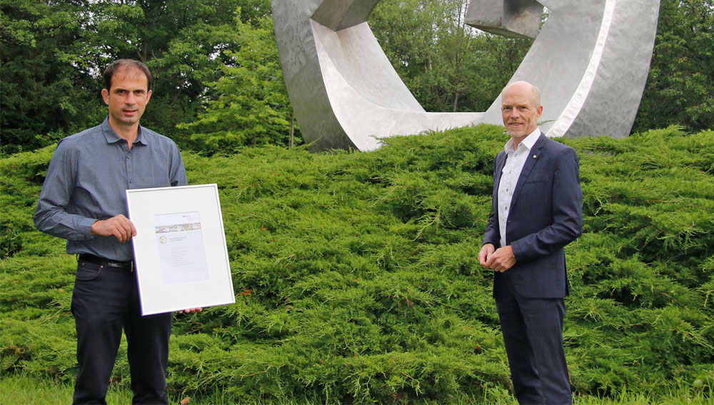 Josef Bornemann (li.), Leiter Arbeitssicherheit, und Ulrich Brendel, Geschäftsführer Technik