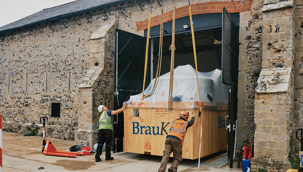 BrauKon liefert das neue Sudhaus bei Duration Brewing in Norfolk an (Foto: Henry Muller)