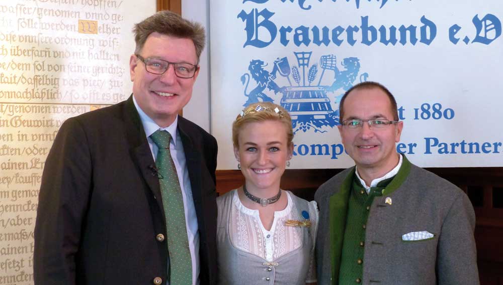 (v. li.) Georg Schneider, Vroni Ettstaller, Walter König