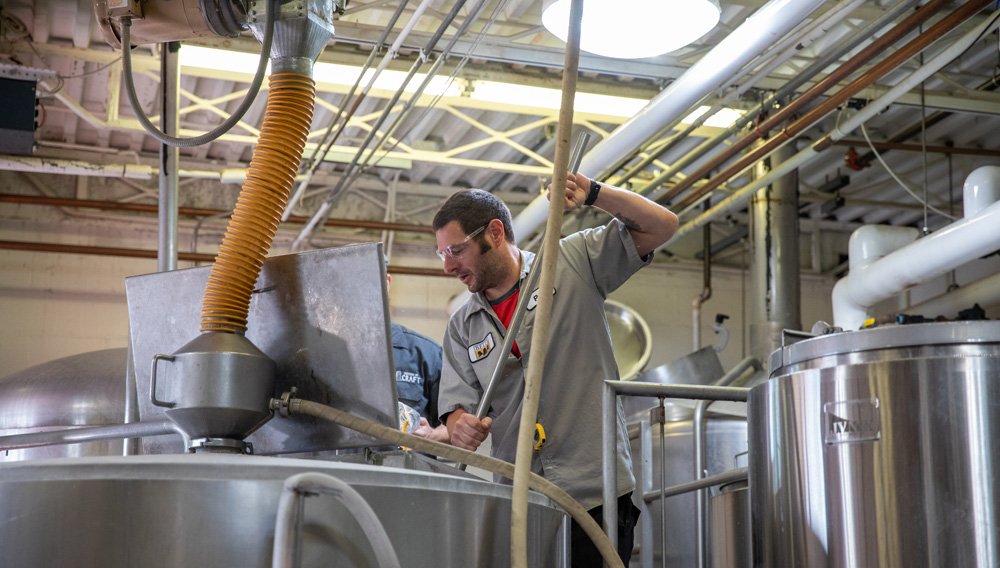 Herstellung des Craft Bieres in der Bell’s Brewery