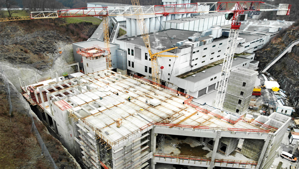 Allein 54 Mio EUR fließen in den Bau des neuen Gebäudekomplexes
