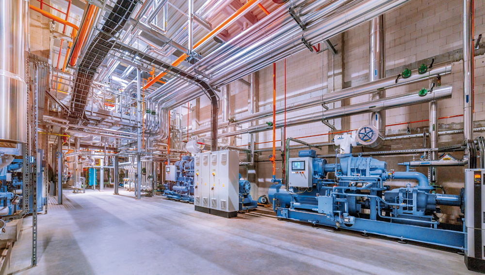 Innenansicht des GEA Heating & Refrigeration Plant in Wipasz, Polen (Foto: GEA)