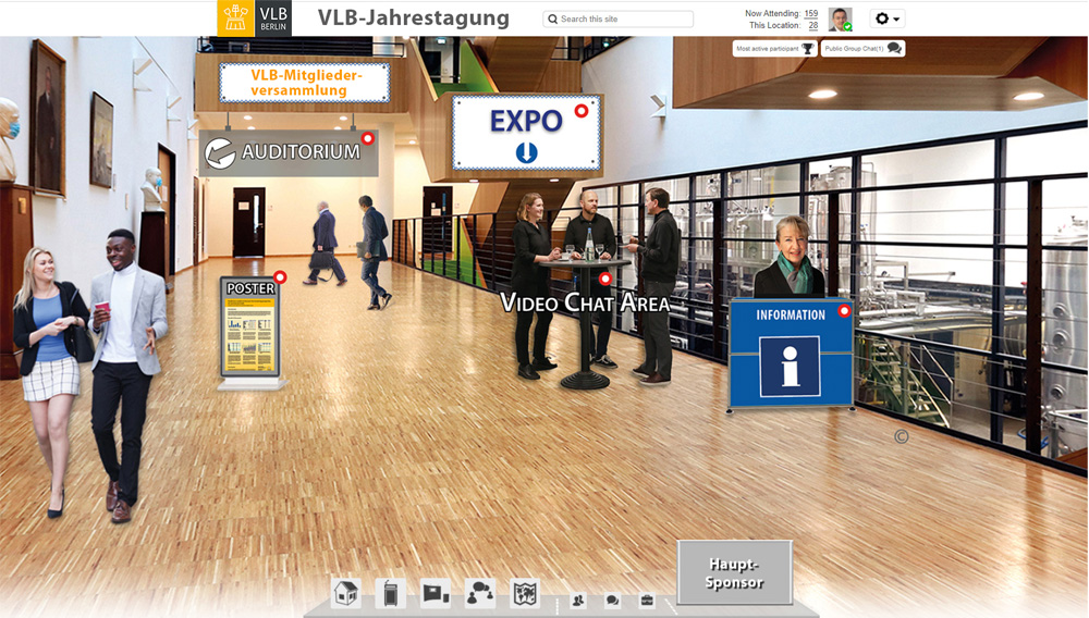 Screenshot VLB Virtual Campus