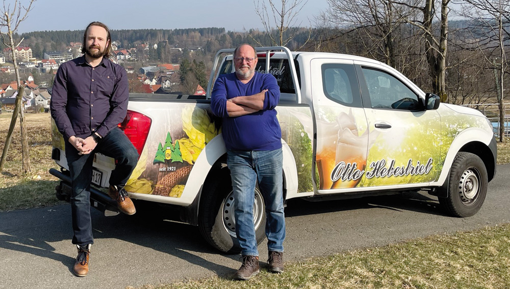 Mario Hebestriet (li.) und Jürgen Hebestriet vom Getränkefachgroßhandel Otto Hebestriet, Braunlage/Harz (Foto: Getränkefachgroßhandel Otto Hebestriet)
