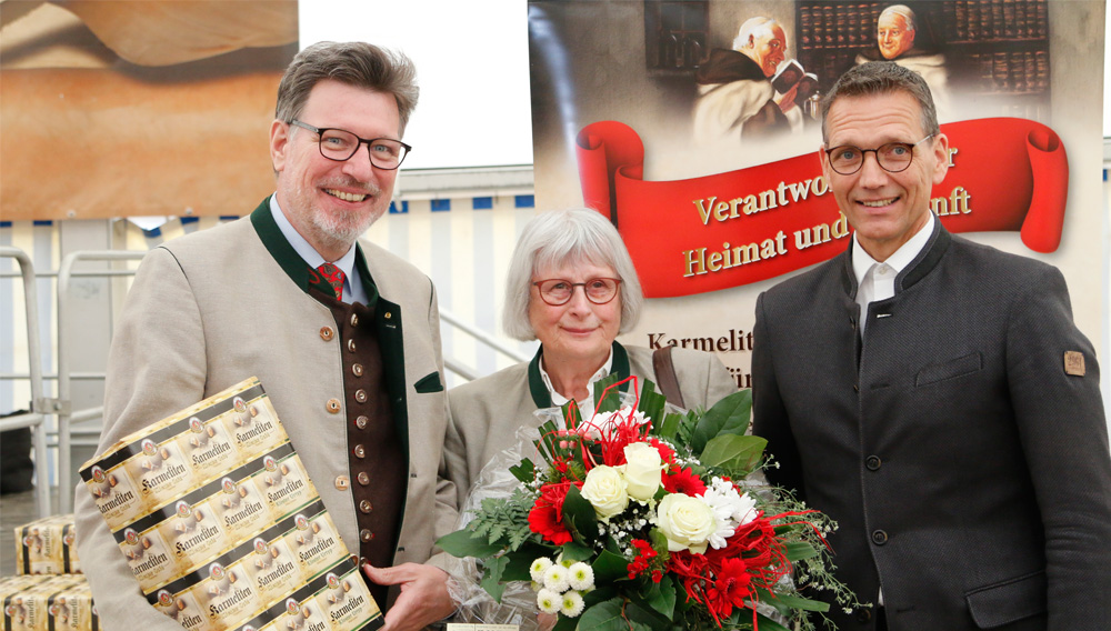 (v.li.): Georg Schneider, Helga Wender und Christoph Kämpf