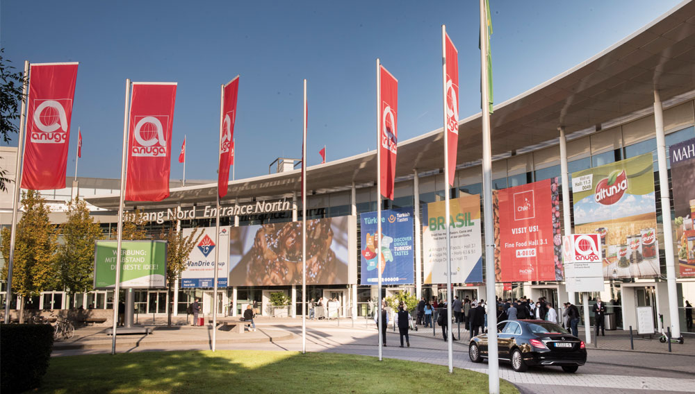 Die Kölnmesse lädt zum Besuch der Anuga im Oktober 2023 (Foto: Kölnmesse / Thomas Klerx)