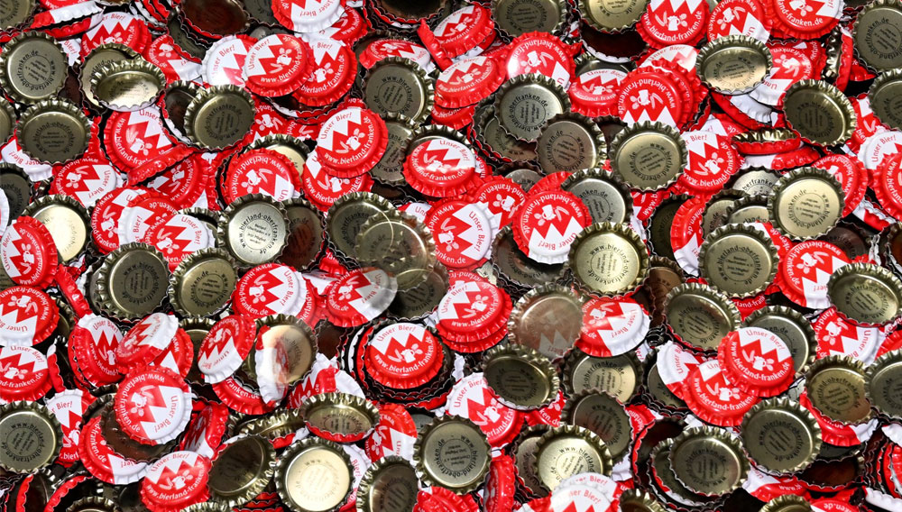 Eine Million Kronkorken für Oberfrankens Brauereien (Foto: Bierland Oberfranken)