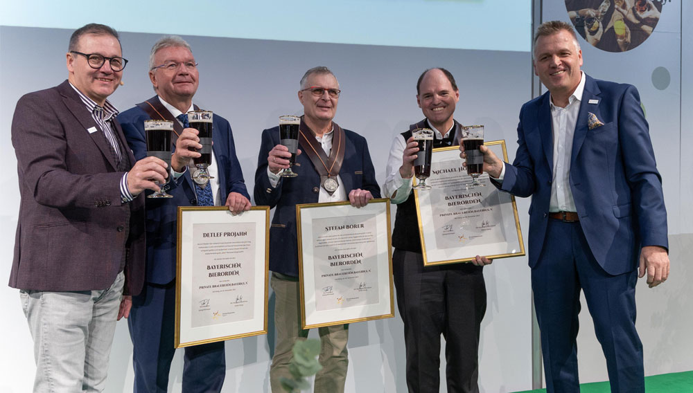v.li.: Georg Rittmayer, Detlef Projahn, Stefan Borer, Michael Hofmann, Stefan Stang (Foto: NürnbergMesse/Frank Boxler)