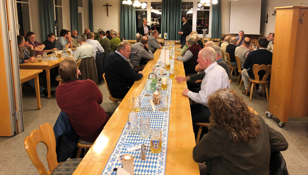 Die Teilnehmer des DBMB-Stammtischs am 8. Dezember 2022 in Mallerndorf