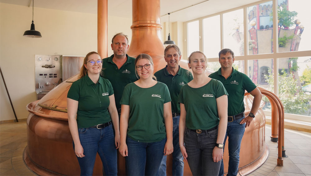 Gute Aussichten: das neue Kuchlbauer-Team (Foto: Brauerei zum Kuchlbauer, Katharina Metzger)