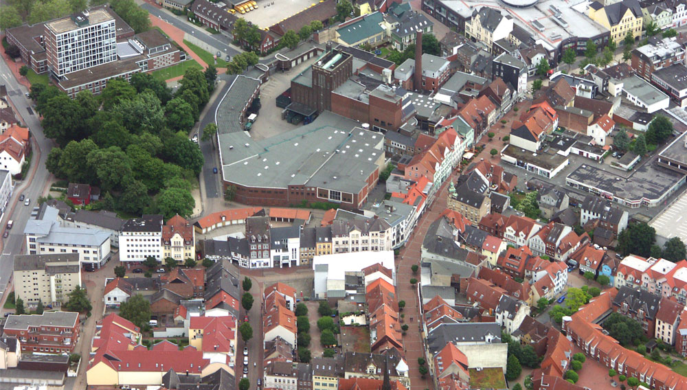 Luftaufnahme der Härke-Brauerei in Peine (Foto: Einbecker Brauhaus AG)