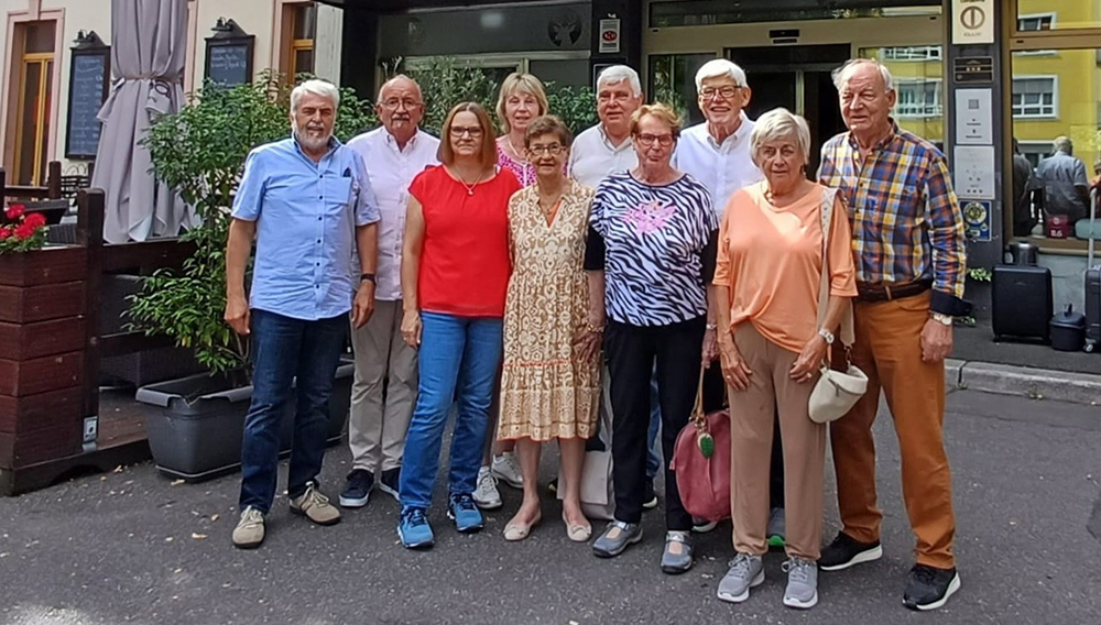 Gruppenbild des Stammtisches des VLB 1971/72er Jahrgangs