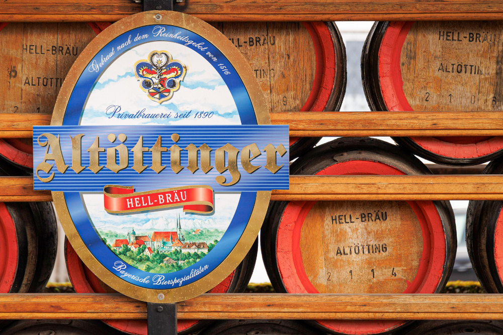 Detailansicht Festwagen Altöttinger Brauerei