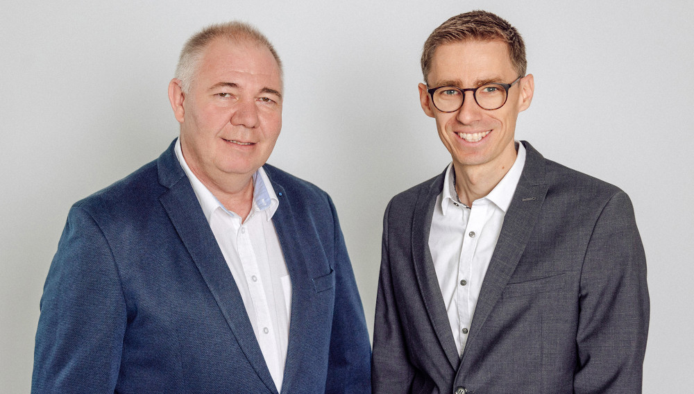 Ralf Gentner und Christian Engel (Bild: Grünbeck Wasseraufbereitung GmbH)